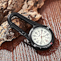 Pikkukuva 4 / 4: Kiinnitettävä Karabiner Fob -kello retkeilyyn, vuorikiipeilyyn, ulkoiluun, reppuun, korkea laatu [CH]