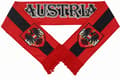 Stickad fotbollsfanshalsduk, lagfärger för matcher och evenemang Austria