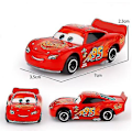 Pikkukuva 3 / 5: 6 kpl Pixar Cars Lightning McQueen -kilpa-autot, leluautojen setti, lahjapaketti