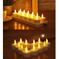 Miniatyrbillede 7 af 7: LED-flammeløse lys, genopladelige lys, ledningsfrie te-lys