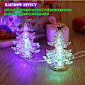 Miniatyrbild 5 av 5: USB-driven flerfärgad skrivbordsglödande LED-julgran