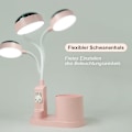 Miniatyrbilde 2 av 5: Skrivbordslampe for barn, nattlampe med pennholder, Himmel bordslampe med automatisk fargeendring, dimbar oppladbar LED-leselampe for barn