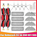 Miniatyrbild 1 av 5: Reservdelar för Xiaomi Roborock S5 S50 Max S6 Maxv Pure E4 E5 Robotdammsugare Cl...