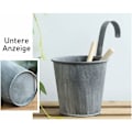 Pikkukuva 5 / 5: 3 riippuvaa metallista rautaruukkua teräskoukuilla parvekepuutarhaan [ZHE]