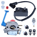 Miniatyrbillede 3 af 4: Karburator Tændspole Tuning Kit Kompatibel Med HUSQVARNA 128C 128LD 128R 125C 125 E 125L