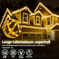 Miniatyrbild 3 av 5: LED Ljusslinga - 30M Varmvit Inomhus/Utomhus IP44 Ljusslinga