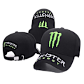 Miniatyrbillede 1 af 4: MONSTER ENERGY Monster Energy Broderet Førerkasket Sort Style 1 Black