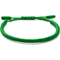 Miniatyrbild 1 av 6: Tibetanskt handgjort justerbart flätat rep Chakra-armband för kvinnor Män Tonåringar Vänskapsgåva[ZHE] Green