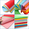 Miniatyrbilde 4 av 5: 100 ark farget A4-papir 70gsm håndlaget papir for DIY-kunst