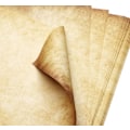 Miniatyrbillede 2 af 7: 100 ark gammelt papir Vintage Absofine Old Casanova Middelalderligt brevpapir DIN A4 Begge sider 100 g