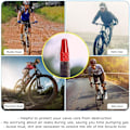 Miniatyrbillede 4 af 4: 20 Cykelventilhætter, flerfarvet anodiseret aluminiumslegering [ZHE]