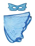 Wings + Face Mask - Blue Fairy