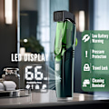 Miniatyrbild 3 av 8: Sladdlös Vakuum Skäggtrimmer, 20 Inställningar med Inbyggd Vakuum Green type C