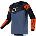 Miniatyrbild 1 av 6: Retro Herr FOX Cykeltröja Mountainbike MTB Racing Tee Långärmad T-shirt Fotbollströja F-Svart F-Black M