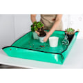 Miniatyrbillede 3 af 6: Plantningsmåtte til indendørs planter, 2 størrelser (50*50cm+75*100cm) - Ekstra tyk, holdbar, vandtæt - Omplantningsmåtte til sukkulenter