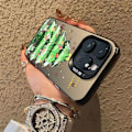 Pikkukuva 2 / 5: Kuuma myynti Joulukuusi värikäs hopea matkapuhelinkotelo iPhone 16 15 Pro Max 14 13 12 11 IMD läpinäkyvä iskunkestävä kotelo Style 2 iPhone 16 plus