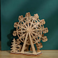 Miniatyrbild 4 av 5: 3D Träpussel Pariserhjul Modellkit, Hjärngåta och Pussel för Jul/Födelsedag, Presenter för Vuxna och Tonåringar att Bygga Kombination, A A