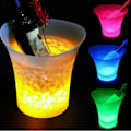 Miniatyrbillede 1 af 5: 5L LED Ishink Bord Ljus Färgskiftande Vin Drycker Kylare