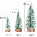 Miniatyrbillede 8 af 8: Miniatyr Sisal Træ med Træbase Juletræ