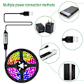 Miniatyrbillede 3 af 10: LED-Strimler 15m Ruller Ultra Lang Musik Synkroniserings-App Kontrol med Fjernbetjening RGB Bånd til Soveværelse [Energiklasse A++]