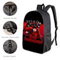 Miniatyrbilde 3 av 8: 3-delt studentsekk for 16-tommers laptop, reisesekk[ch]