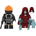 Miniatyrbillede 4 af 4: 8 stk. Star Wars Dark Stormtrooper Figurer Samlede Minifigurer Byggeklodser Børnegave