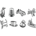 Miniatyrbillede 3 af 5: Monopoly spil, Familiespil for 2 til 6 spillere, Monopoly spil for børn fra 8 år [ch]