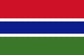 Gambias flagga 100 100 Gambia