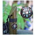 Miniatyrbild 5 av 5: Utomhuscamping sju-i-ett multifunktionell visselpipa vandrare överlevnadsvisselpipa räddningsvisselpipa med ficklampa termometer kompass