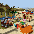 Miniatyrbillede 2 af 3: Sx1044 700st The Illager Raid Village Set Minecraft My World Series