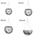 Pikkukuva 6 / 7: Disco-pallokasviripustin Riippuva Kasvikorikoko 10 TUUMAA 10inch