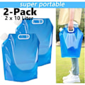 Miniatyrbild 1 av 8: Bärbar Hopfällbar Vattendunk 10L 2-pack [ZHE]