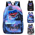 Miniatyrbilde 2 av 3: Poppy Playtime Huggy Wuggy Ryggsekk Skolesekk for Barn[ch] 3