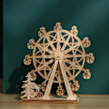 Miniatyrbild 3 av 5: 3D Träpussel Pariserhjul Modellkit, Hjärngåta och Pussel för Jul/Födelsedag, Presenter för Vuxna och Tonåringar att Bygga Kombination, A A
