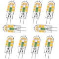 Pikkukuva 1 / 5: G4 LED-lamppu, lamppu 2W 200LM Lämmin valkoinen 3000K 10 kpl