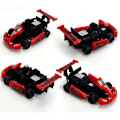 Miniatyrbilde 6 av 8: 5-pakning Lastebil Leke Inertial Go Kart