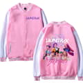 KPop Demon Hunters Kids Rosa Baseballjacka – Höst Vinterkappa för Flickor pink 3 150