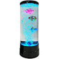 Miniatyrbillede 1 af 5: Lava Lampa Fantasy Natlampe og 3 Fisk Jellyfish Lampe LED Akvarium Lava Natlampe med USB Børn Voksne Hjem Soveværelse Kontor Dekorativ Gave