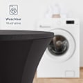 Miniatyrbild 8 av 8: 2-pack stretchöverdrag för ståbord - Eleganta ståbordsöverdrag [CH]