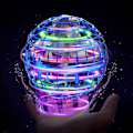 Miniatyrbillede 1 af 5: Flyvende Orb Ball 2023 snurrende bold ophængt bold snurrende flyvende bold fingerspids lysende ophængt top vanddråbe bl?/blå