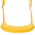 Miniatyrbillede 3 af 8: Vippe Anti-slip Spænde Justerbar Rivfast Reb Børn Vippe til Park Udendørs Gul