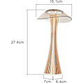 Miniatyrbilde 5 av 5: Dimbar USB Bordlampe Oppladbar Nattbordslampe - Rosa LED Nattlys