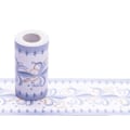 Miniatyrbillede 1 af 3: Tapetkant Selvklæbende Dekal, 4 tommer x 32,8 fod (Blå)