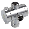 Miniatyrbilde 2 av 6: \"3-veis T-adapter Dusjhode Armfeste Omleder Ventil 1/2''\"