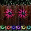 Miniatyrbild 1 av 5: 2-pack Solcellslampor för Staket, IP67 Vattentät LED-dekor för Uteplats/Trappor