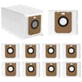 10-pack dammsugarpåsar för Dreame D10 Plus / D10s Plus / Z10 Pro / L10 Plus dammsugare, RLS3D dammuppsamlingspåse