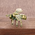 Miniatyrbillede 4 af 5: Messing Bi Figur - Lille Dyre Statue Dekoration [ZHE]
