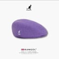 Miniatyrbild 2 av 2: Kangol 504 Flat Cap Herr Dam Casual Basker Hatt Vinter Newsboy Kepsar För Herrar Damer Lila[CH] Purpur S（54-56cm）
