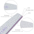 Miniatyrbillede 5 af 6: 16 stk dobbeltsidede neglefiler - 100/180 grit vaskbar fil Vit