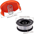 Pikkukuva 4 / 4: Black+decker A6481 Spool + 6 Pack Line För Reflex StrimmerBY